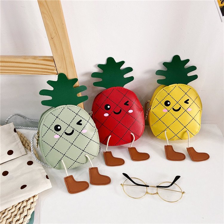 Kids’ Crossbody Bag, Best Gift for Kids | Handbag for Girls | Pineapple