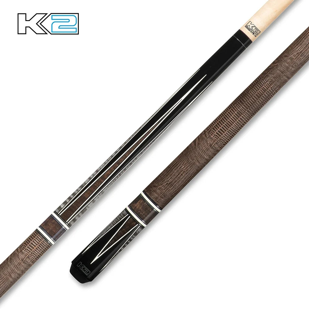 K2 Cue With Rosewood, Snakewood, & Embossed Lizard Wrap