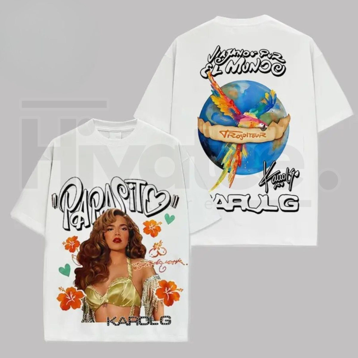 "Karol G: Tropitour 2026" – Viajando Por El Mundo Vintage Graphic Top