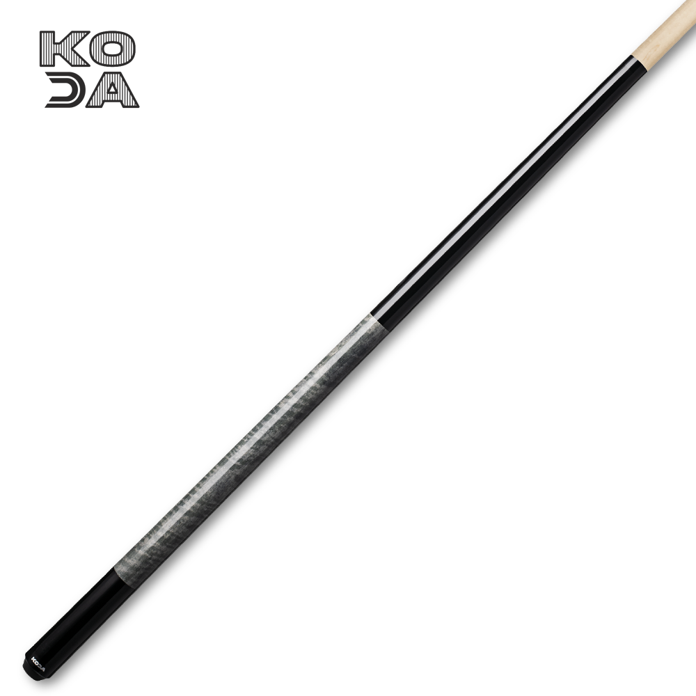 Koda Cue Stick Black Butt with Wood Decal