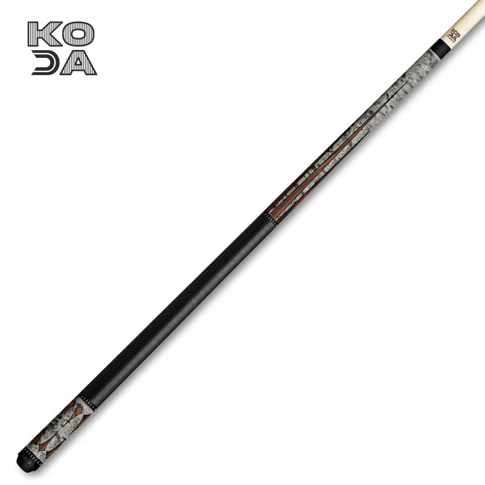 Koda Grey and Wood Grain Four Point Cue Stick