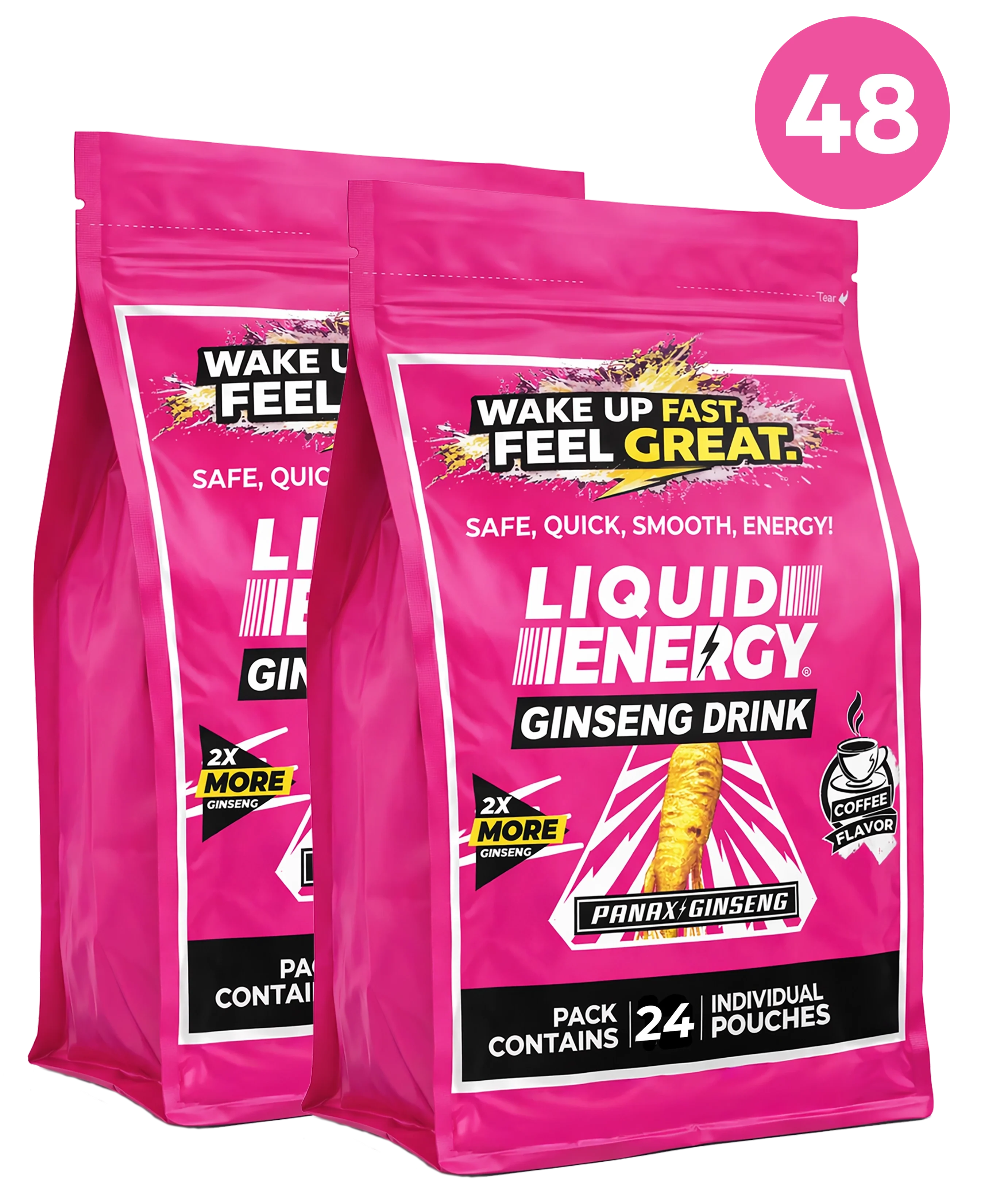 Liquid Energy Ginseng Drink Original Coffee
