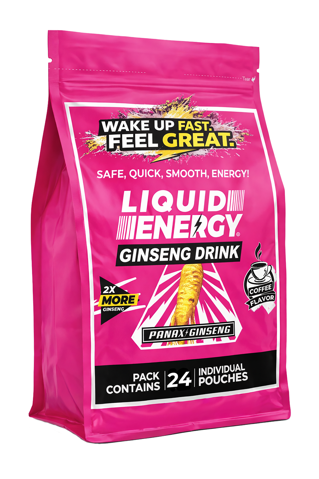 Liquid Energy Ginseng Drink Original Coffee