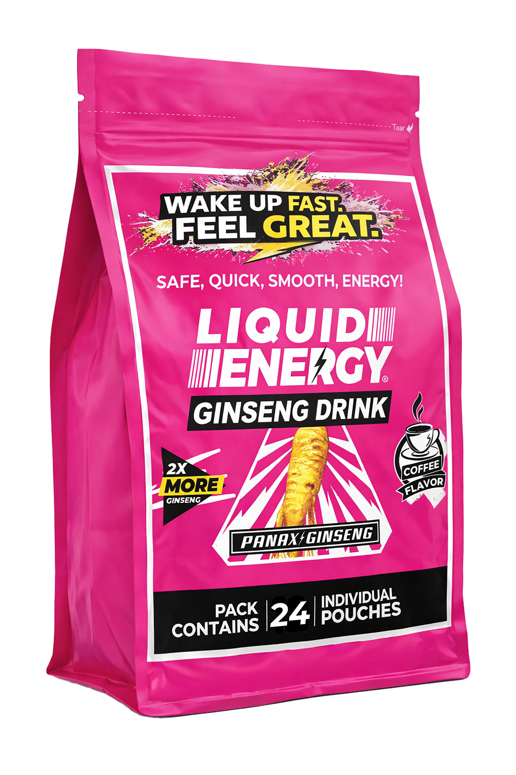 Liquid Energy Ginseng Drink Original Coffee