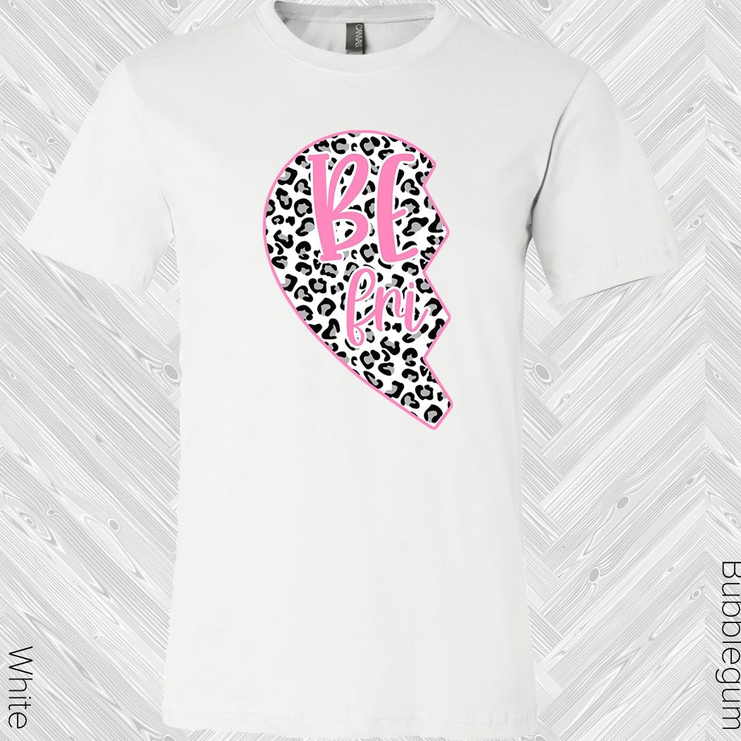 Leopard Heart Best Friend (Left Shirt in Photo) Graphic Tee