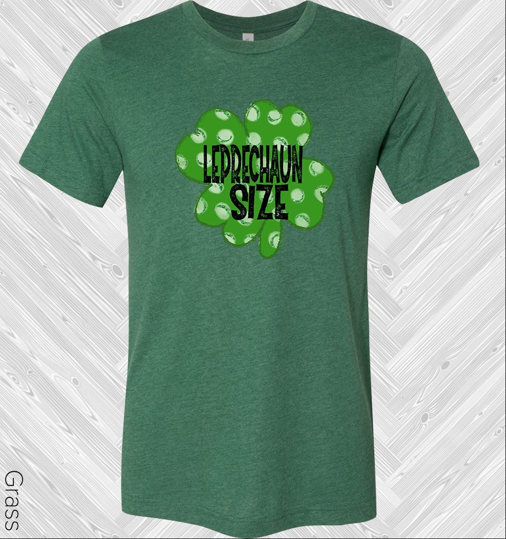 Leprechaun Size Shamrock St. Patrick's Day Graphic Tee