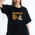 Life Is Full Of UPS & Thumbs Up Kid Meme T-Shirt – Funny Pun Graphic Tee