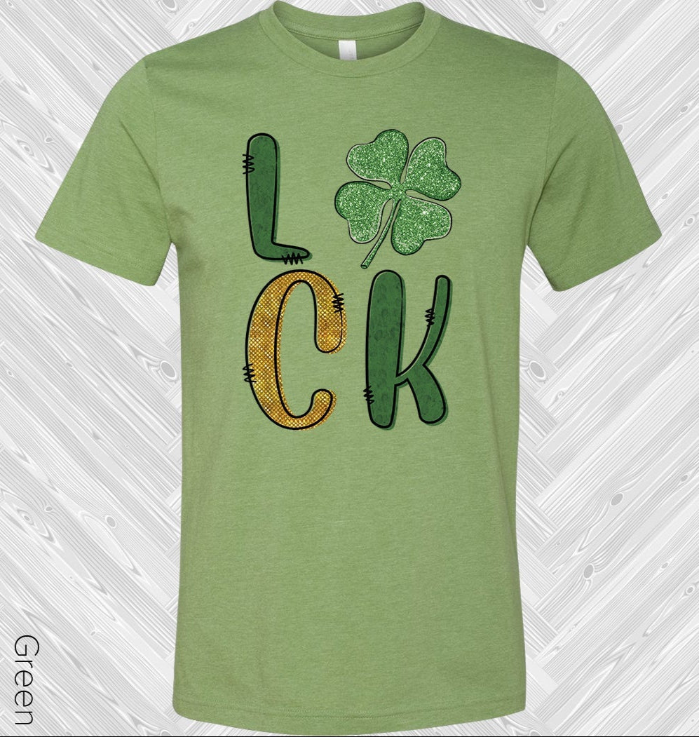 Luck Shamrock St. Patrick's Day Graphic Tee