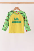 Green Grinch French Knot Top