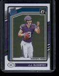 J.J. McCarthy - 2024 Donruss Optic - Rookie