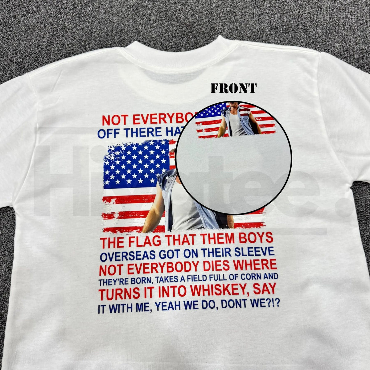 "MW 4th July" – Patriotic Country Music Fan Graphic Top