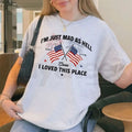 "Mad As Hell Est. 1776" – Patriotic American Heritage Graphic Top
