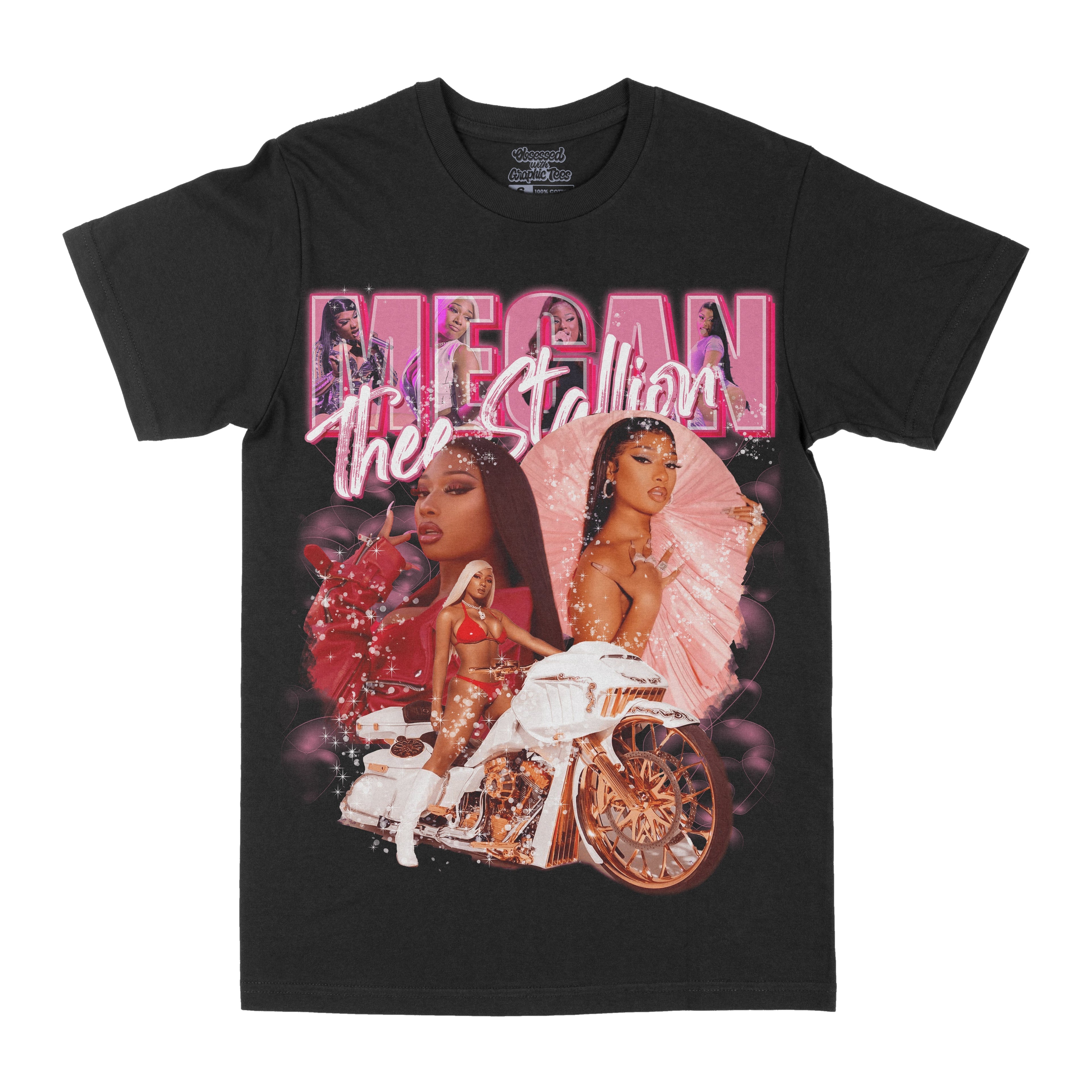 Megan Thee Stallion Pink Graphic Tee
