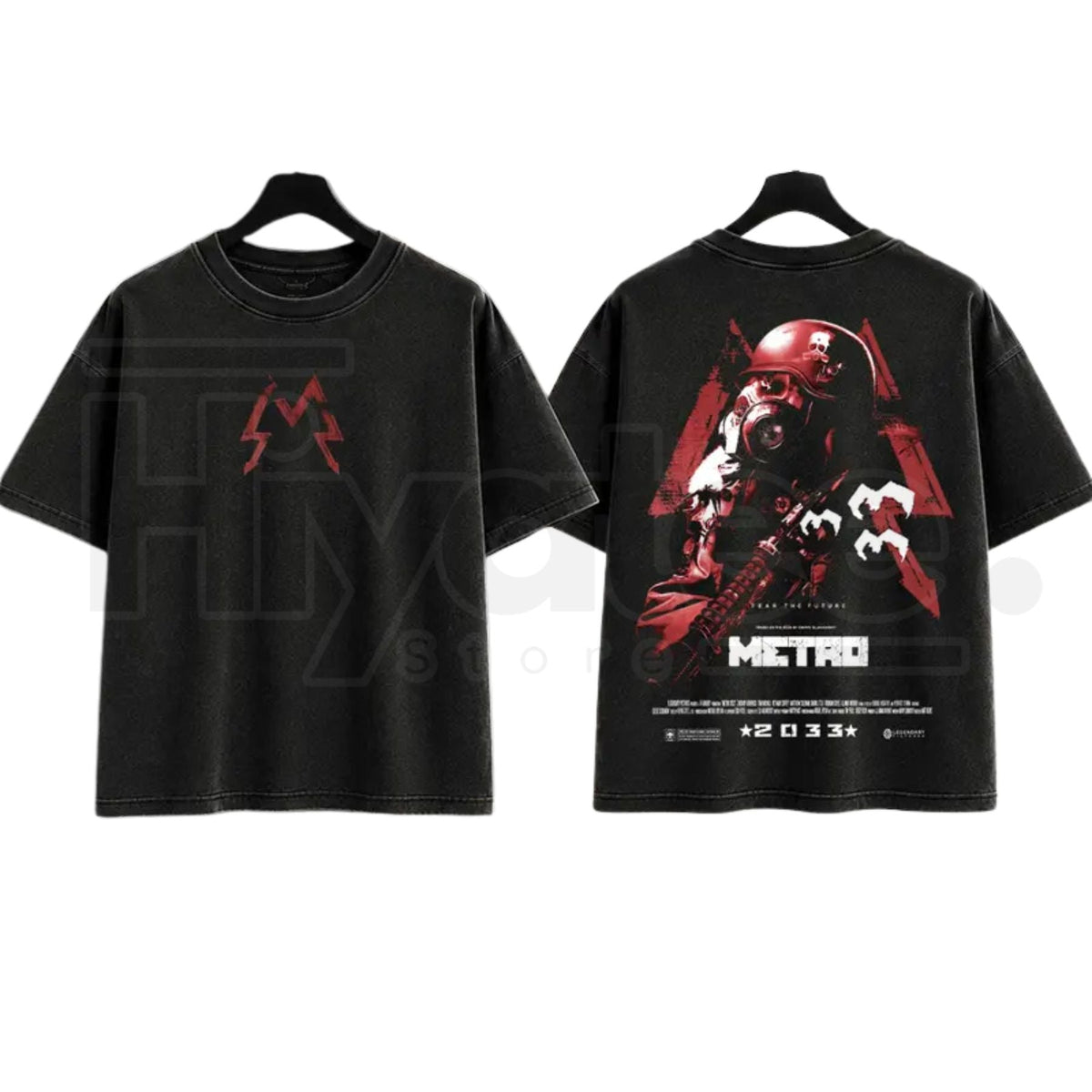 Metro 2033 Dystopian Washed Tee