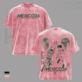 Mexico World Football Tour 2026 Vintage T-Shirt – Retro Anime Soccer Graphic Tee