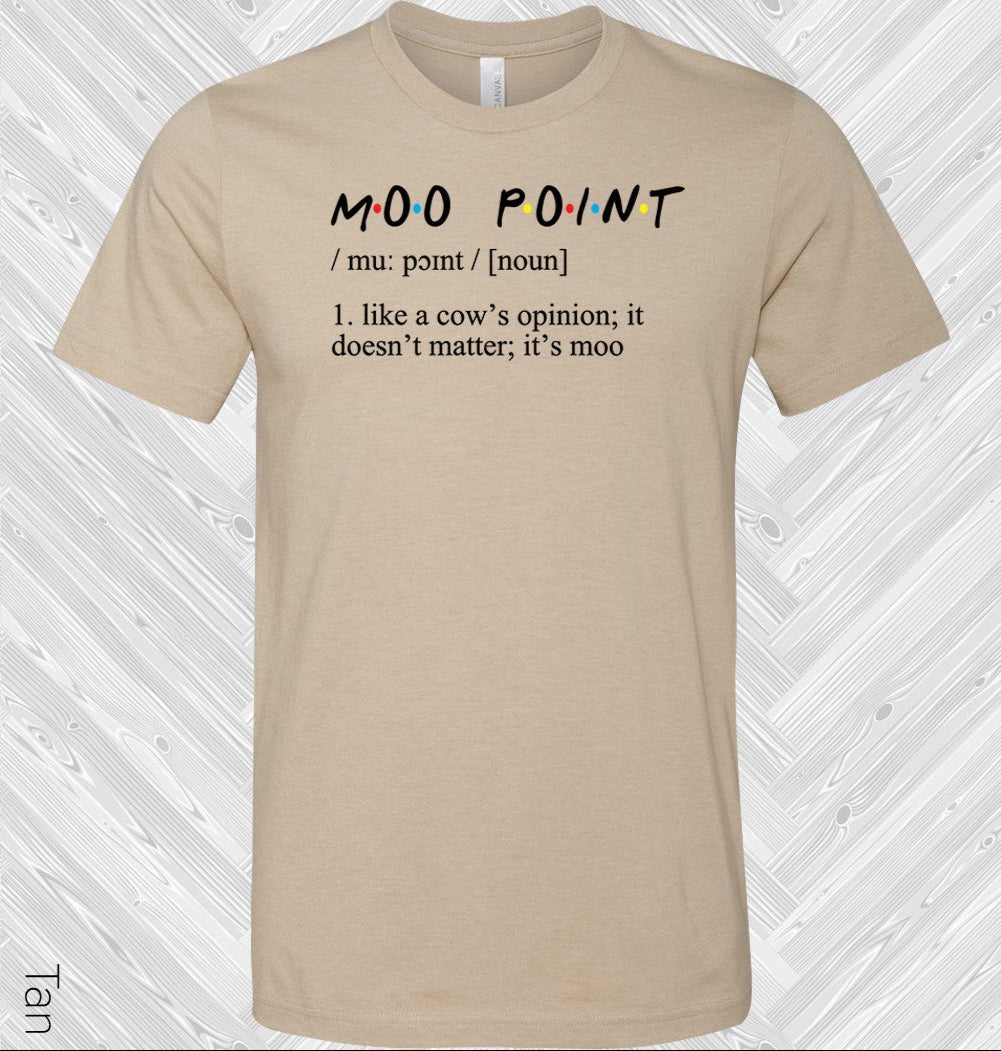 Friends: Moo Point Definition Graphic Tee