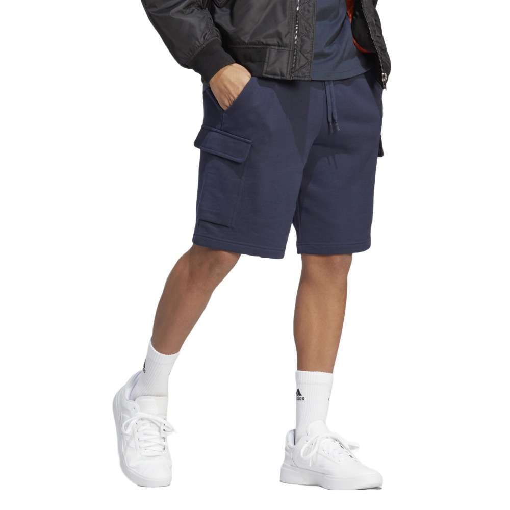 adidas Men's Fleece Cozy Shorts - LEGEND INK