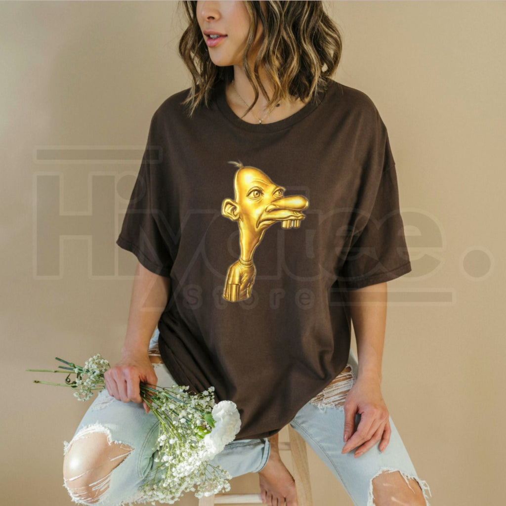 Neegy Meme Cartoon Head T-Shirt