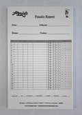 Honig's Football Penalty Report Form