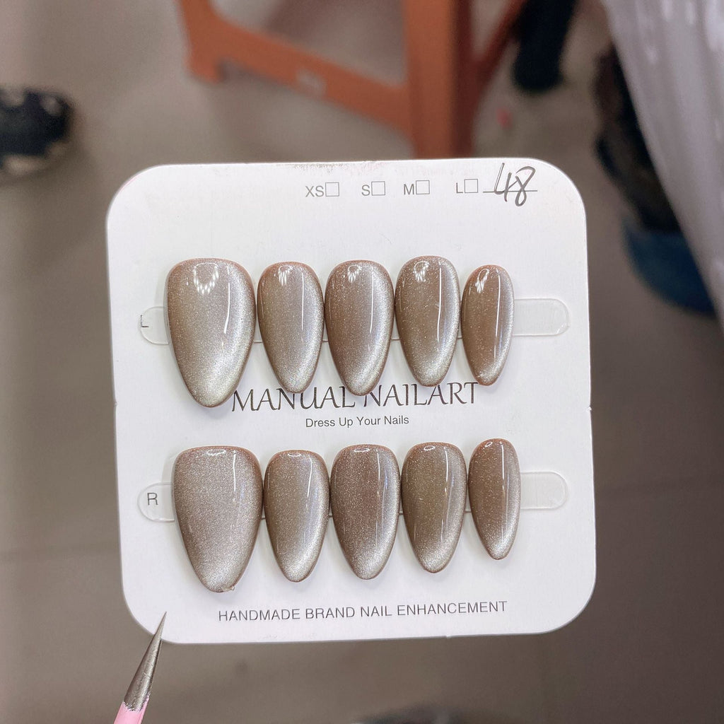 1027- Handmade press on nails fake nails removable