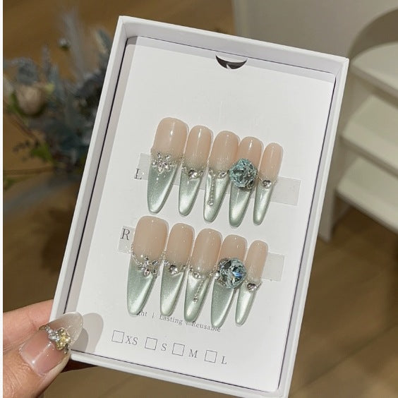 1034- Handmade press on nails fake nails removable