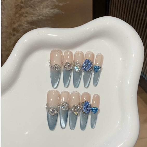 1035- Handmade press on nails fake nails removable