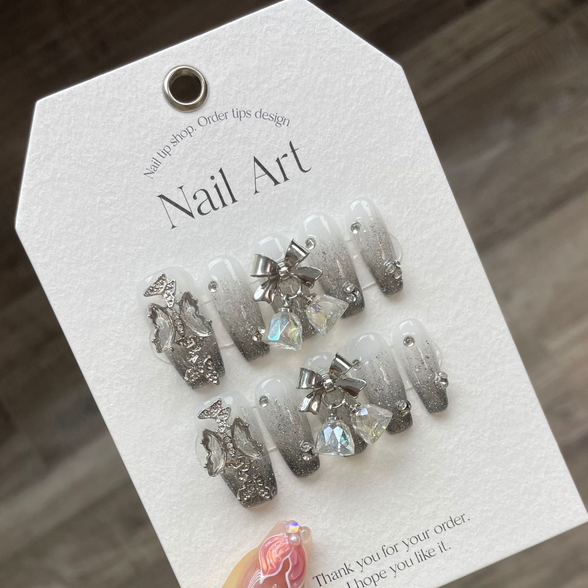 1024- Handmade press on nails fake nails removable