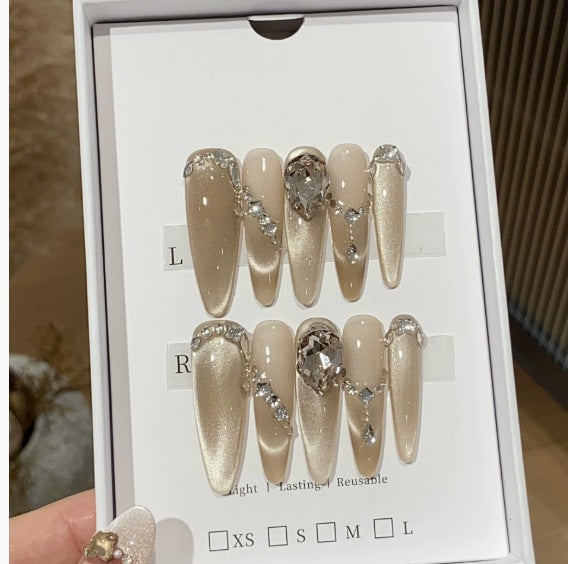 1035- Handmade press on nails fake nails removable