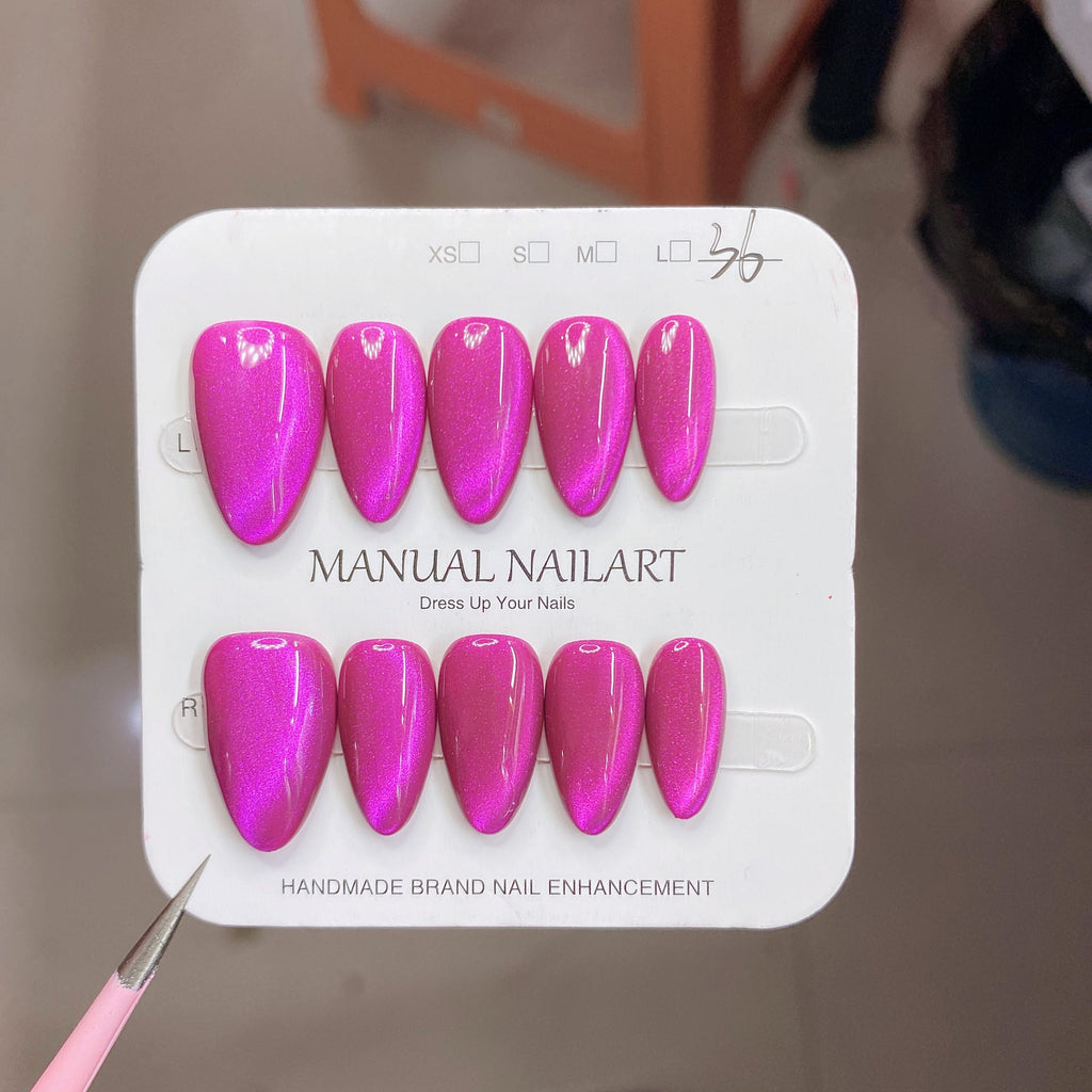 1027- Handmade press on nails fake nails removable