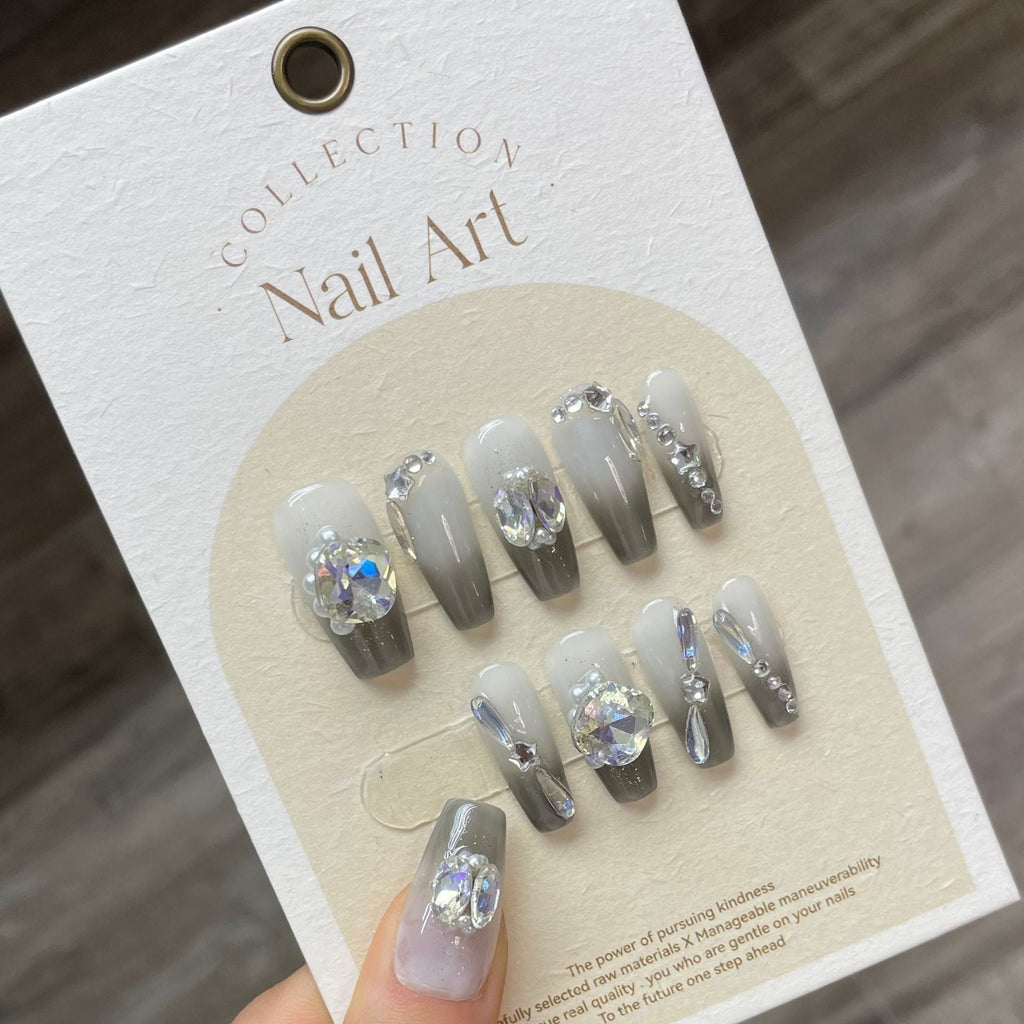 1024- Handmade press on nails fake nails removable