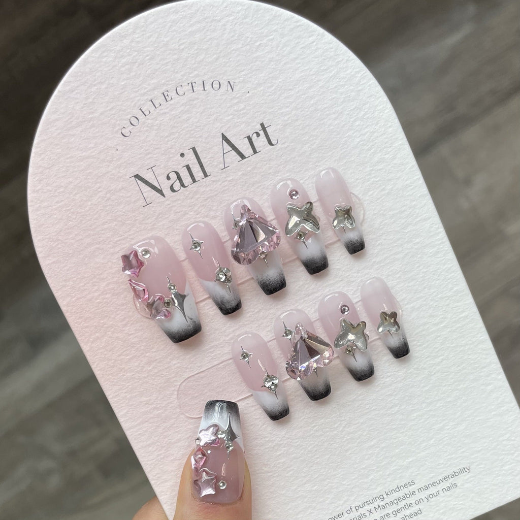 1024- Handmade press on nails fake nails removable