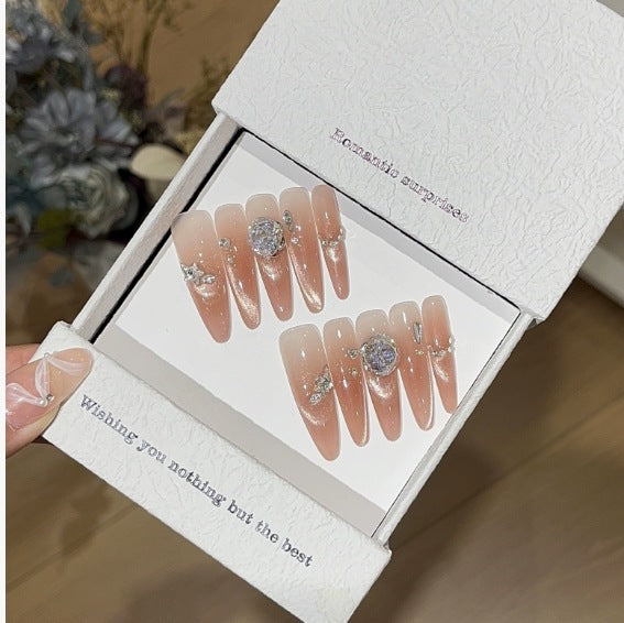1034- Handmade press on nails fake nails removable