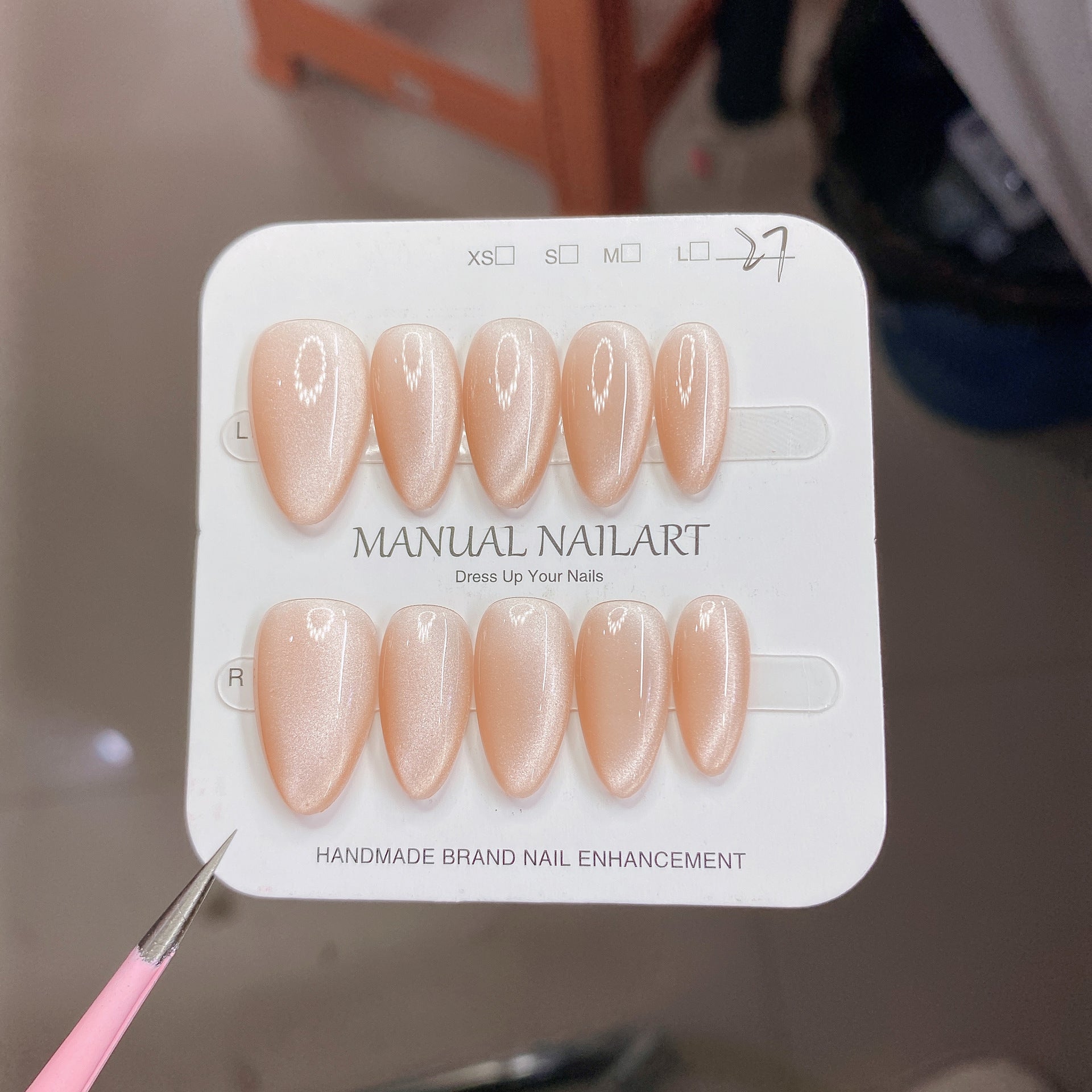 1027- Handmade press on nails fake nails removable
