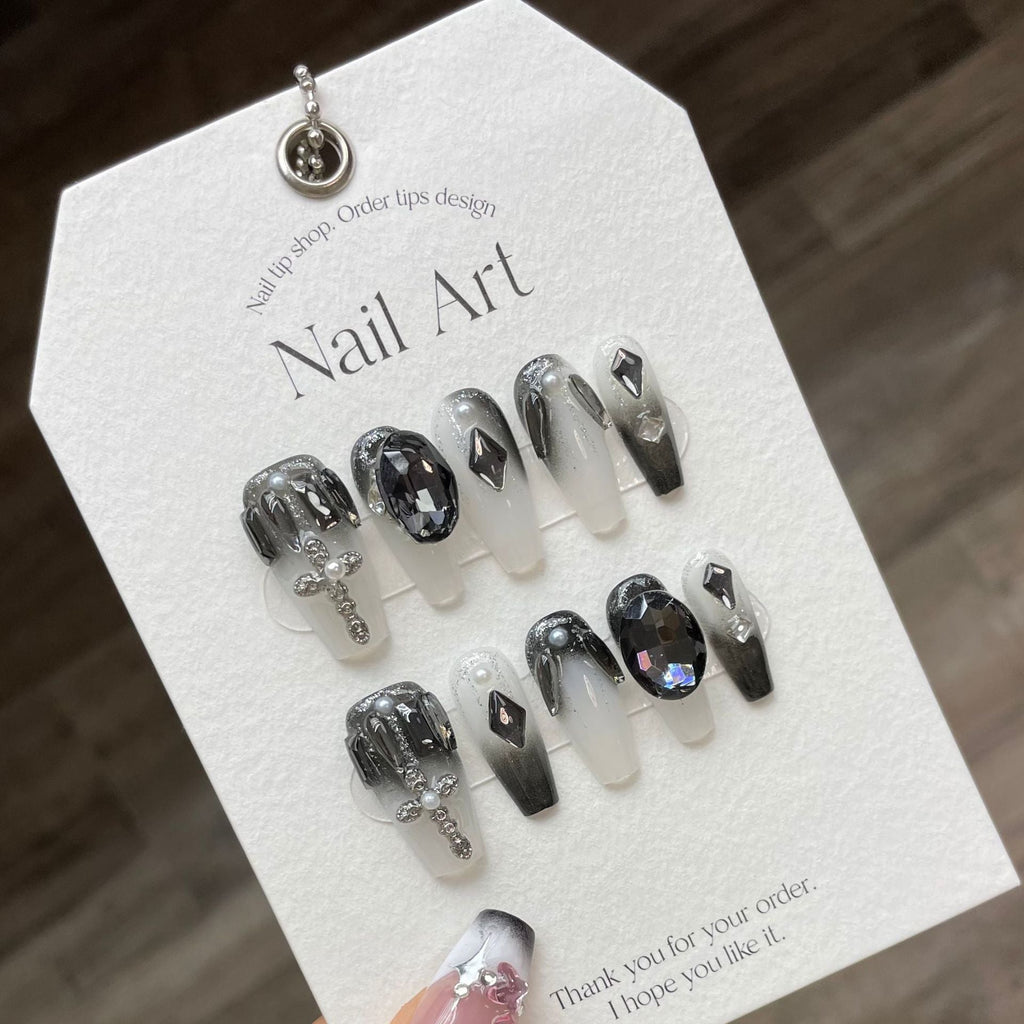 1024- Handmade press on nails fake nails removable