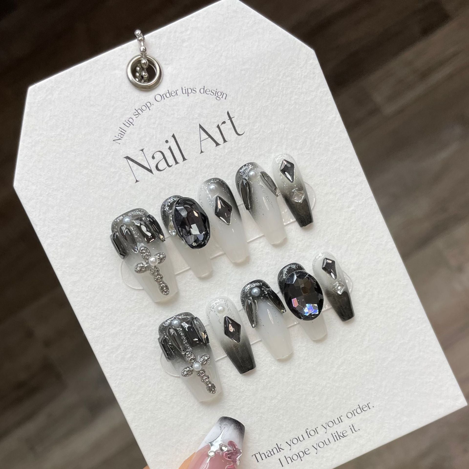 1024- Handmade press on nails fake nails removable