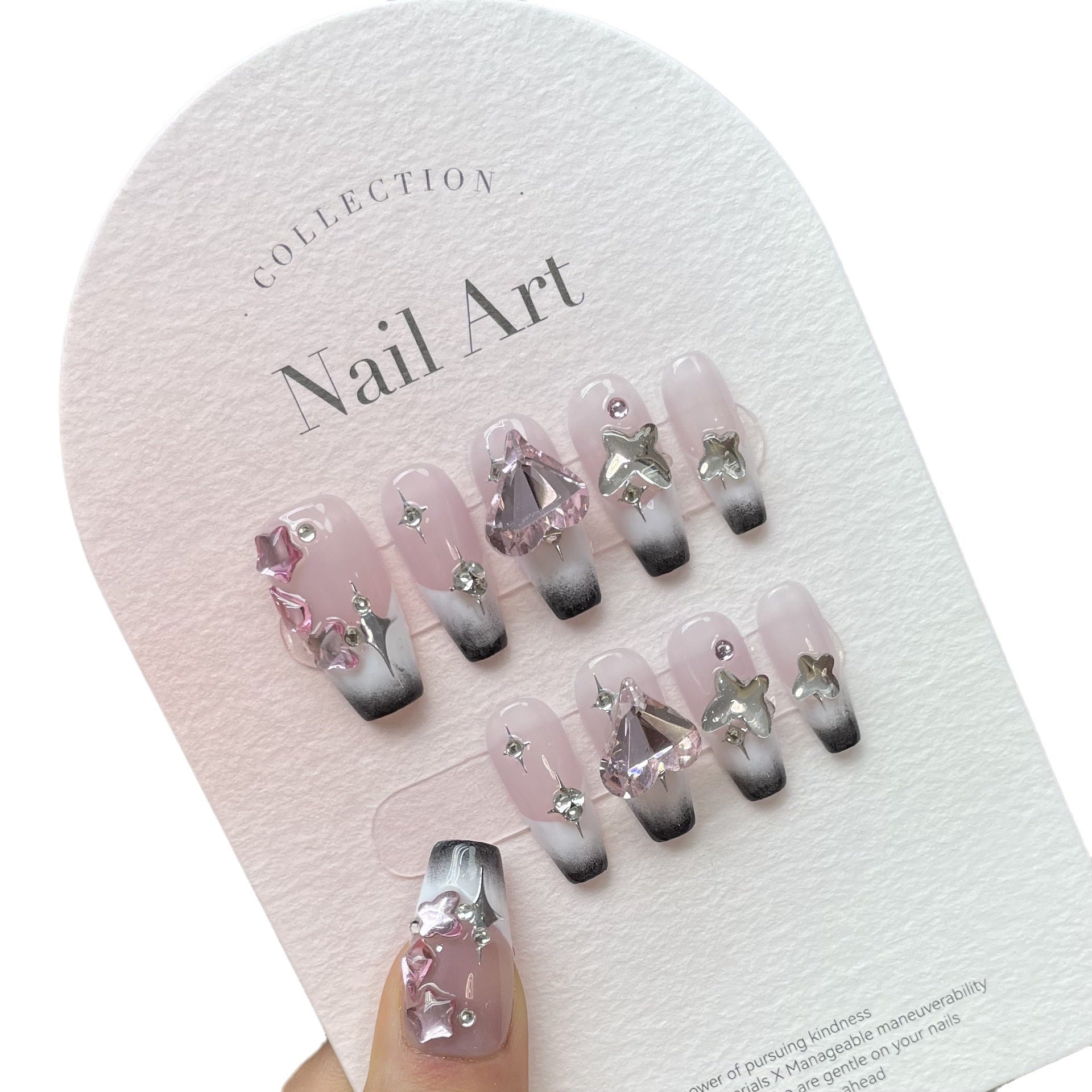 1024- Handmade press on nails fake nails removable