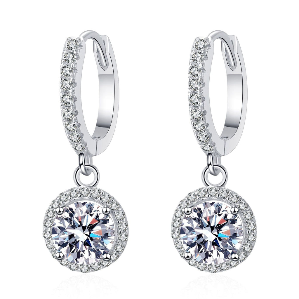 Sunflower Full Diamond Stud Earrings