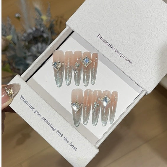 1034- Handmade press on nails fake nails removable