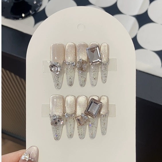 1034- Handmade press on nails fake nails removable