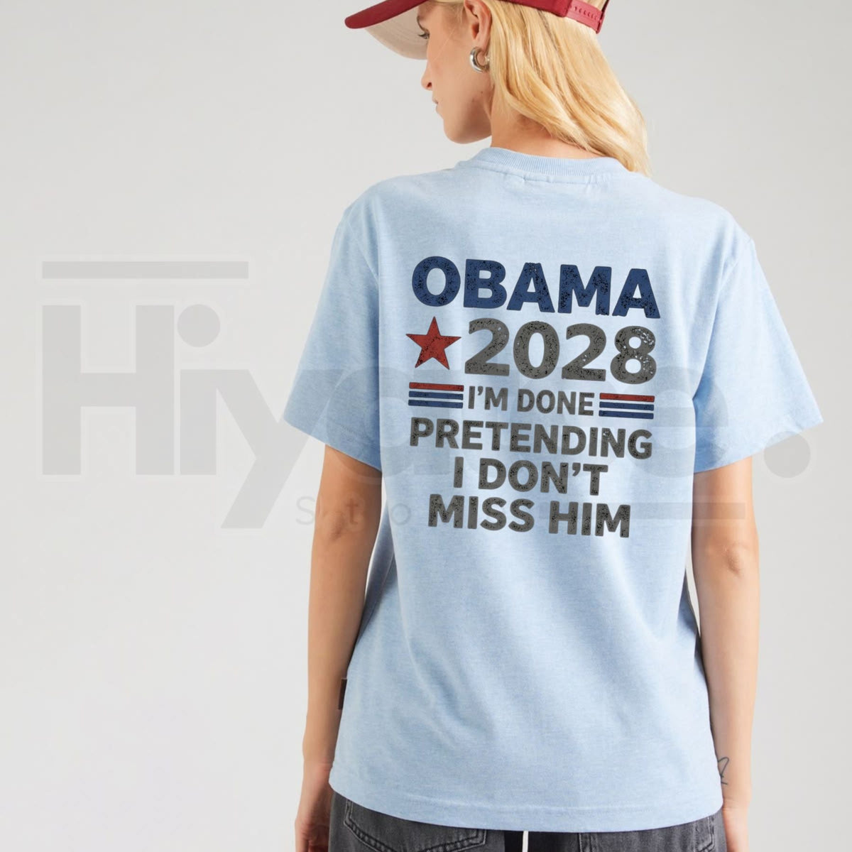 Obama 2028 Political Graphic T-Shirt