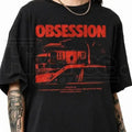 Obsession Definition Graphic T-Shirt – Dark Aesthetic Streetwear Tee, Vintage Gothic Oversized Shirt