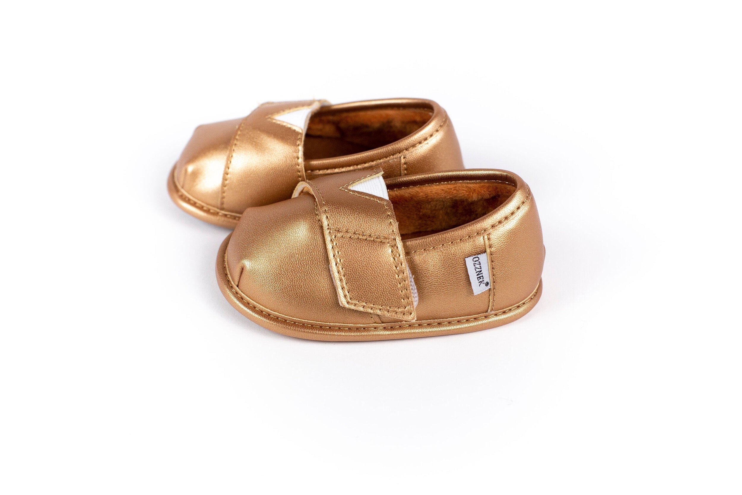 Gold Velvet Barefoot Shoe Topper | Ozznek Zero-Drop & Wide Toe Box