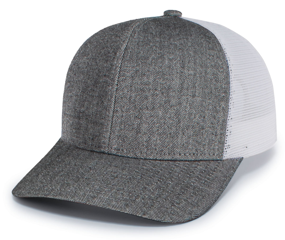 HERRINGBONE TRUCKER CAP - SNAPBACK