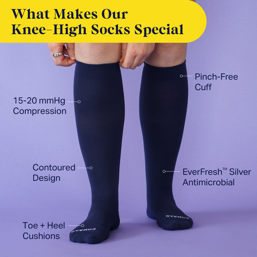 Knee-High Compression Socks - Solid