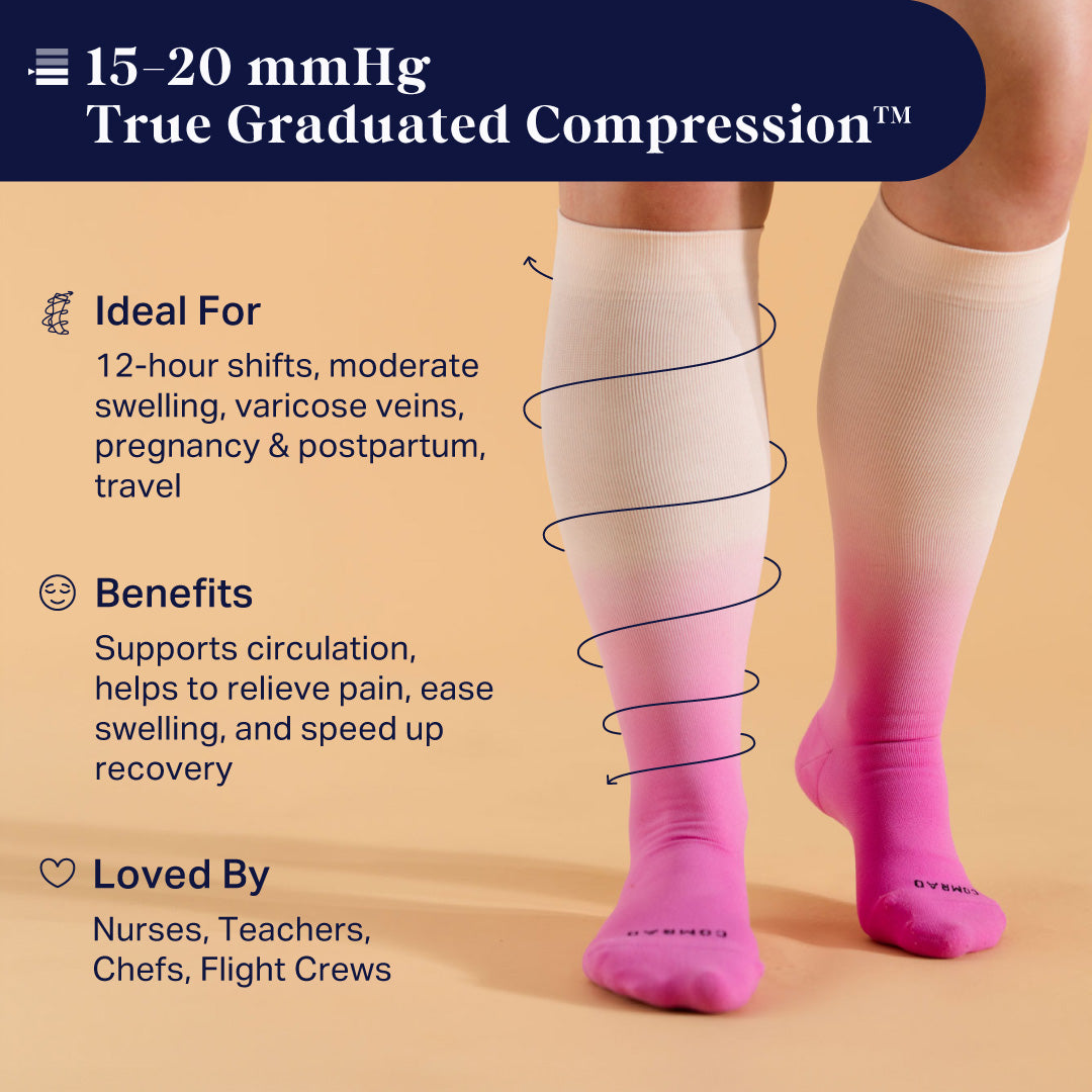 Knee-High Compression Socks - Solid