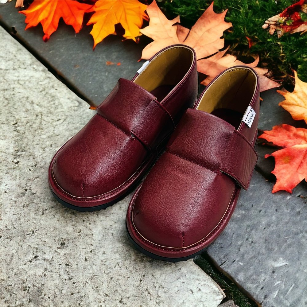 Kids Slip-On Dress Shoes – Toddler School & Wedding Shoes with Easy-Close Velcro Strap