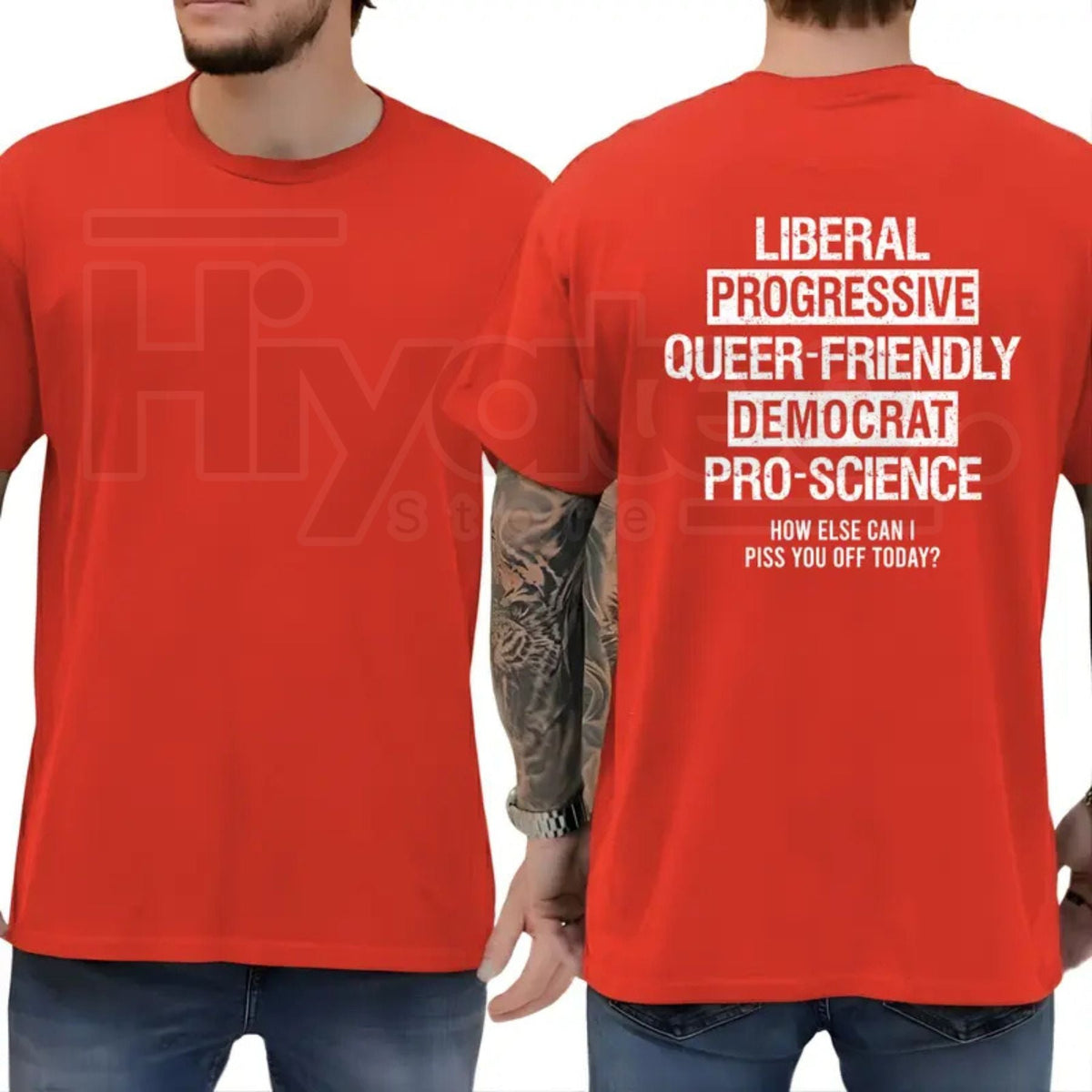 "Pro-Science & Queer Friendly" – Liberal Progressive Graphic Top