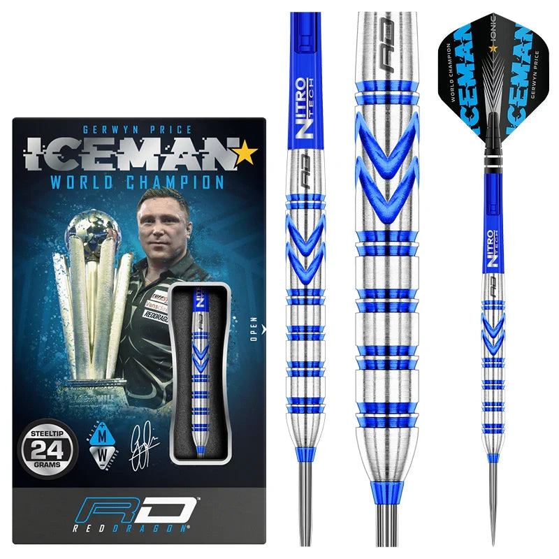 Gerwyn Price Iceman Blue Original Steel Tip Darts