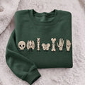 Radiology Tech Skeleton Embroidered Sweatshirt – Cute X-Ray Tech Crewneck & Rad Tech Gift