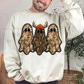 Retro Ghost Hunting Halloween Sweatshirt